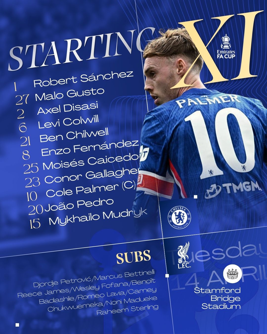 Lineup Canva template preview