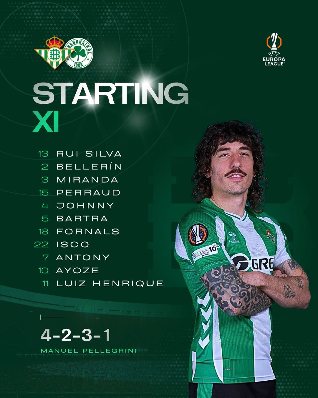 Lineup Canva template preview