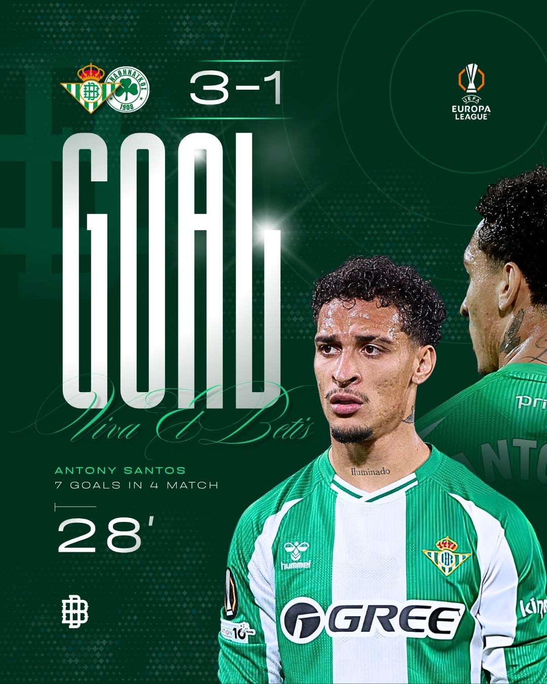 Score and goals Canva template preview